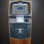 wooden atm cabinet terminal